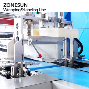 ZONESUN, máquina automática de envasado de flujo de almohada recíproca de corte sellado de llenado de nitrógeno para alimentos de frutas y verduras - Product Image 3