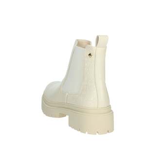 Botines bajos de mujer Kejo color crema KJ04320SD con suela gruesa - Product Image 2