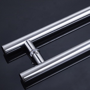 Maniglia per porta maniglia per doccia maniglia per porta a doppia faccia a forma di H vendita calda acciaio inossidabile 304 vetro scorrevole moderno accettabile - Product Image 5
