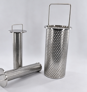 ตลับกรองสกรีนทรงกระบอกสแตนเลสสำหรับอุตสาหกรรมอาหารหรือเคมี - Product Image 3