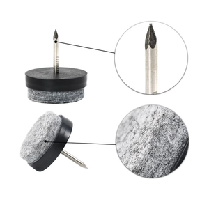 Almohadillas para pies de muebles de altura ajustable con clavos con fieltro para aplicaciones de muebles de altura ajustable - Product Image 5