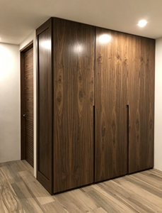 <span class=keywords><strong>Armario</strong></span> de Dormitorio Moderno, <span class=keywords><strong>Armario</strong></span> de Melamina, Vestidor con Puerta Corredera, Muebles de Dormitorio para Apartamento - Product Image 4