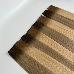 Extensions de cheveux humains vierges invisibles Genius Weft en gros (couleur claire) 100g Double Drawn Genius Weft Extensions de cheveux russes - Product Image 2