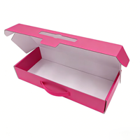 Boîte en carton avec fenêtre transparente, couleur personnalisée, pelliculage mat pour noix, fruits secs, dattes, boîte cadeau, expédition