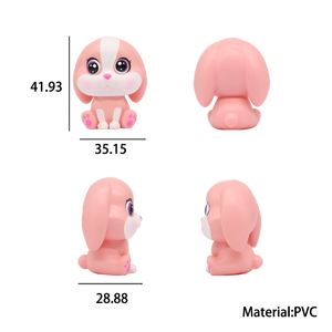 Set di Statuette Animali in PVC, <span class=keywords><strong>Amici</strong></span> della Fattoria, Confezioni Multiple per Regalo, Decorazione Scrivania, Collezione Giocattoli - Product Image 3