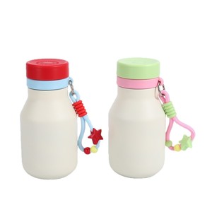 Cute Mini Milk Jar Insulated Water Bottle 316 Stainless Steel <b>Double</b> <b>Wall</b> Vacuum Portable Travel <b>Mug</b> With Straw For Home Car - Product Image 5