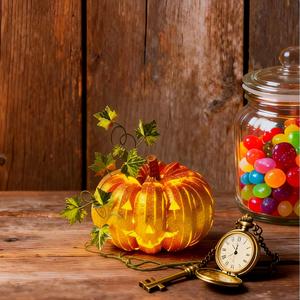 Kit de modèle en métal Jack-O'-Lantern de <span class=keywords><strong>Piececool</strong></span>, puzzle en métal <span class=keywords><strong>3D</strong></span>, jouets éducatifs, cadeau d'Halloween pour une utilisation décorative - Product Image 5