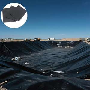 Bâche de bassin en <span class=keywords><strong>polyéthylène</strong></span> haute densité (HDPE) et <span class=keywords><strong>polyéthylène</strong></span> linéaire à faible densité (LLDPE) anti-UV conforme à la norme ASTM, pour usage en pisciculture et en barrage, avec garantie de plus de 5 ans - Product Image 2