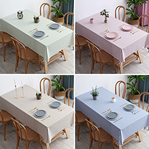 Nappe rectangulaire en PVC à carreaux SkGirlish, imprimée à motif quadrillé, pour usage domestique, imperméable, résistante à l'huile, résistante à la chaleur, lavable - Product Image 2