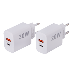Mini cargador portátil rápido con enchufe USB para pared, cargador de teléfono de 30w con puerto tipo C, enchufe USB C, cargador de pared con PD. - Product Image 3