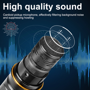 OEM D28 Profesional de 8 Canales de Mano UHF Sistema de Micrófono Inalámbrico Dinámico para Conferencia Enseñanza Canto - Product Image 5