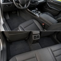 Tapis de sol auto en suède premium 8 mm d'épaisseur toutes saisons pour BYD Qin Plus Han Dolphin, sur mesure, vente en gros pour concessionnaires 4S