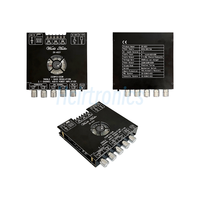ZK-AS21 TPA3255 220WX2 + 350W 2.1 canaux BT carte amplificateur de puissance Audio numérique haut bas tonalité Subwoofer Module amplificateur
