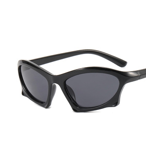 Y2k-gafas de Sol deportivas Steampunk para hombre y mujer, lentes de Sol con espejo Punk, UV400 - Product Image 6