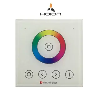 LED RF433 Touch Mount RGB Wireless Wall Switches DC12-24V 3*4A Full Touch Wall Mount LED Panel Dimmer