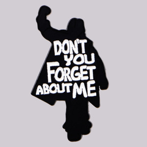 Spilla smaltata vintage anni '80 ispirata al film 'Don't <span class=keywords><strong>You</strong></span> <span class=keywords><strong>Forget</strong></span>', distintivo da borsa, accessori per vestiti, gioielli alla moda, regalo - Product Image 1