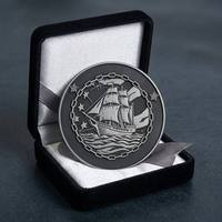 Épinglette commémorative moderne en alliage de zinc émaillé souple, 3D/2D, motif ancre nautique, imprimée UV, personnalisée par une usine avec 18 ans d'expérience