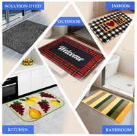 Tapis d'entrée antidérapants personnalisés en gros pour la maison, tapis de sol pour supermarché ou achat d'entreprise
