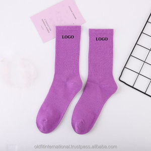 <span class=keywords><strong>Chaussettes</strong></span> de sport en coton pour hommes et femmes, personnalisées avec logo de marque, tendance et de haute qualité, SB1218. - Product Image 2