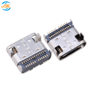 Nhà Máy Bán buôn <span class=keywords><strong>USB</strong></span> nữ sạc cổng ổ cắm loại C nữ nối 6P 16P 24p <span class=keywords><strong>SMT</strong></span> loại trên tàu tốc độ truyền cao - Product Image 2