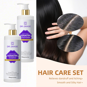 Set Profesional de Champú <span class=keywords><strong>y</strong></span> Acondicionador de Keratina, Repara el <span class=keywords><strong>Cabello</strong></span> Encrespado, <span class=keywords><strong>Seco</strong></span> <span class=keywords><strong>y</strong></span> <span class=keywords><strong>Dañado</strong></span>, Nutrición Profunda, Suavizante e Hidratante - Product Image 5