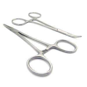 Odontomed Hemostat Locking Forceps Mosquito Forceps <b>Pliers</b> <b>Set</b> Straight Curved Stainless Steel Hospital Use High Quality - Product Image 1