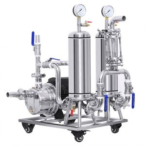 Nouvelle machine de filtration automatique en acier inoxydable pour whisky, vin blanc et spiritueux, 370W, filtration 0,1 µm, purification, amélioration du goût - Product Image 5