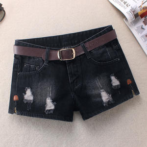 กางเกงยีนส์ขาตรงแบบวินเทจของผู้หญิง Y2k กางเกงยีนส์ขาสั้นแบบหลวมเอวต่ำแบบลำลองกางเกงเซ็กซี่สำหรับผู้หญิง - Product Image 4