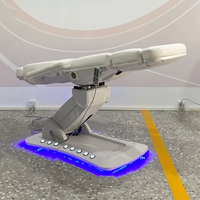 Moderne Multifunktions-Schönheitssalon-Heizmassageliege Luxuriöse 4-Motoren Physiotherapie Gesichts-Spa-Liege mit Drehfunktion