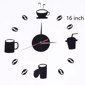 Grande Orologio <span class=keywords><strong>da</strong></span> <span class=keywords><strong>Parete</strong></span> 3D Moderno Silenzioso Digitale in Acrilico a Specchio Autoadesivo - Product Image 1