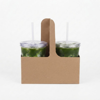 Bouteille d'eau réutilisable en plastique double couche avec couvercle et paille, transparente, pour boissons froides, matcha latte, OEM ODM
