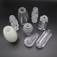 Accessoires de tringle à rideaux en acrylique cristal de luxe décoratifs durables personnalisés par les fabricants