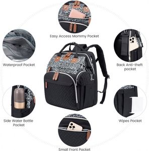 Free sample Fashion Travel Diaper Backpacks with <b>Changing</b> Pad Fashion Multipurpose Baby Diaper Tote <b>Bags</b> - Product Image 3