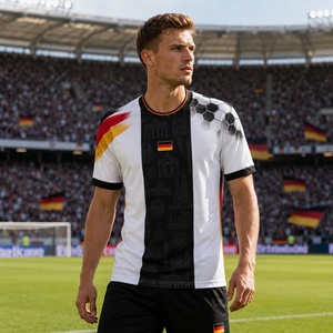Maillot de football officiel de l'équipe nationale allemande (Allemagne) pour la <span class=keywords><strong>Coupe</strong></span> <span class=keywords><strong>du</strong></span> <span class=keywords><strong>Monde</strong></span> <span class=keywords><strong>2022</strong></span>-2023 - Tenue domicile et extérieur - Product Image 1