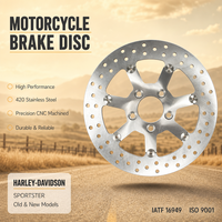 Pièces de moto, disque de frein 11,5 11,8 292 mm 300 mm, disque de frein avant arrière pour Harley Davidson Sportster 883