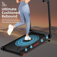 Tapis de course électrique pliable 3-en-1 RS avec inclinaison, équipement de fitness portable pour la maison, tapis de marche de bureau avec test de fréquence cardiaque