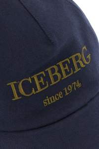 Careful Selection Designer Iceberg Blue <b>Navy</b> Baseball <b>Hat</b> With Adjustable Strap on the Back - Product Image 4