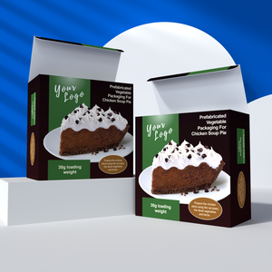 Boîte d'emballage personnalisée en satin pour tarte au chocolat, boîte en papier pour dessert congelé, emballage pour tarte - Product Image 5