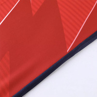 Maillot de football court respirant et anti-transpiration, ensemble de 5 pièces, logo personnalisé, entraînement pour équipe de football masculine