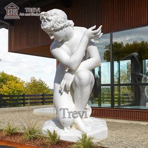 Statue de la <span class=keywords><strong>déesse</strong></span> <span class=keywords><strong>Aphrodite</strong></span> en marbre sculpté à la main, sculpture <span class=keywords><strong>grecque</strong></span> élégante - Product Image 3