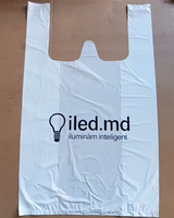 Sacs en PE recyclables avec poignées pour t-shirts, personnalisables avec logo, certifiés ISO9001, pour supermarchés et expositions - Vente en gros