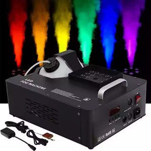 Machine à fumée électrique verticale en métal avec LED 1500W, pulvérisation ascendante, télécommande DMX512 et lumière RGB - Product Image 2