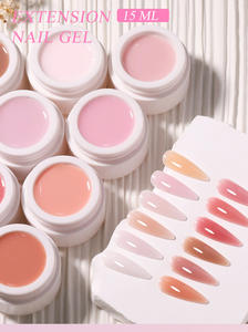 Qianya Professional Boxed Crystal Extension Gel -15ml Formes d'ongles à réglage rapide avec modèle en papier pour Salon & DIY Bulk Wholesale - Product Image 2