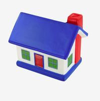 Jouets anti-stress personnalisés pour la maison, balles à presser promotionnelles avec logo imprimé, cadeaux en gros pour l'immobilier