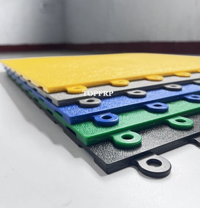 Alfombra de PVC entrelazada de diseño moderno, 7 mm de grosor, resistente al desgaste, de alta resistencia para taller y garaje, fácil instalación con sistema de clic. - Product Image 2