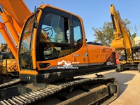 Excavatrice sur chenilles d'occasion Hyundai 305LC 30T avec système hydraulique fiable et moteur puissant pour travaux de terrassement lourds
