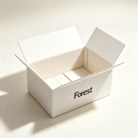Boîte en carton ondulé recyclable avec logo personnalisé imprimé, boîte en carton pour expédition et déménagement