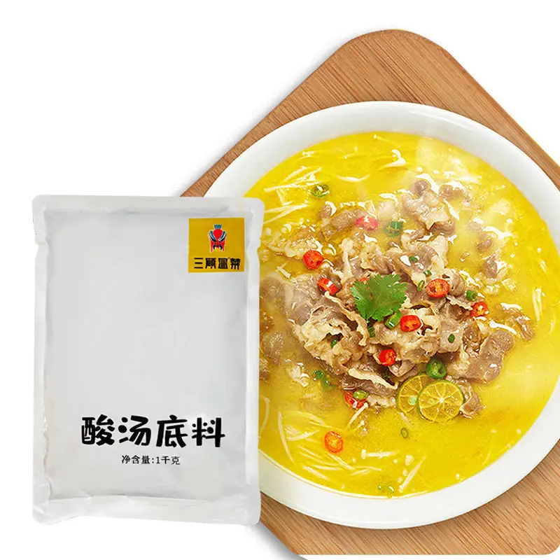 Sichuankuanwei Featured Food Malatang Selbsterhitzung Warmtopf Sauerbasis chinesisches Speisen Gewürz Sauersoße Gewürz Anpassung