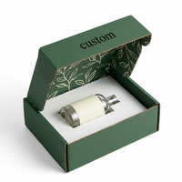 Boîtes d'expédition pliables en carton ondulé imprimées sur mesure et écologiques pour l'emballage de cosmétiques et de parfums