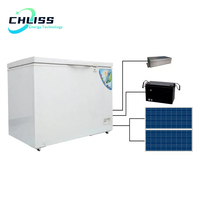 Réfrigérateur-congélateur solaire à haute efficacité énergétique pour la maison avec contrôleur MPPT, réfrigérateur solaire portable hors réseau